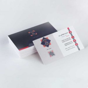 طرح لایه باز کارت ویزیت شرکتی دو رو